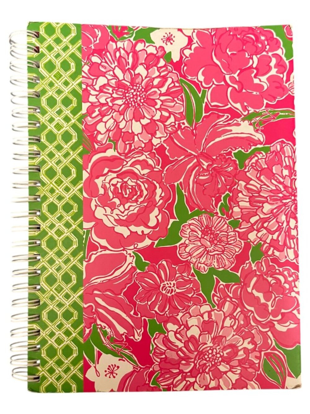 Mini Lilly Pulitzer Lined Spiral Notebook in May Flowers Pattern